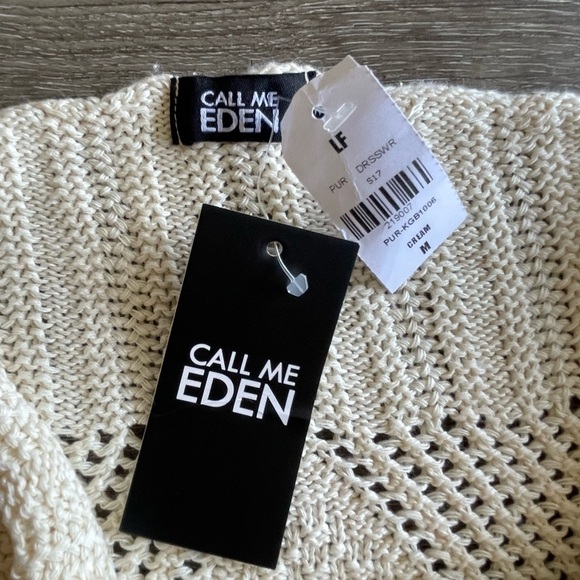 Call Me Eden Cream Knit Dress - Picture 3 of 4